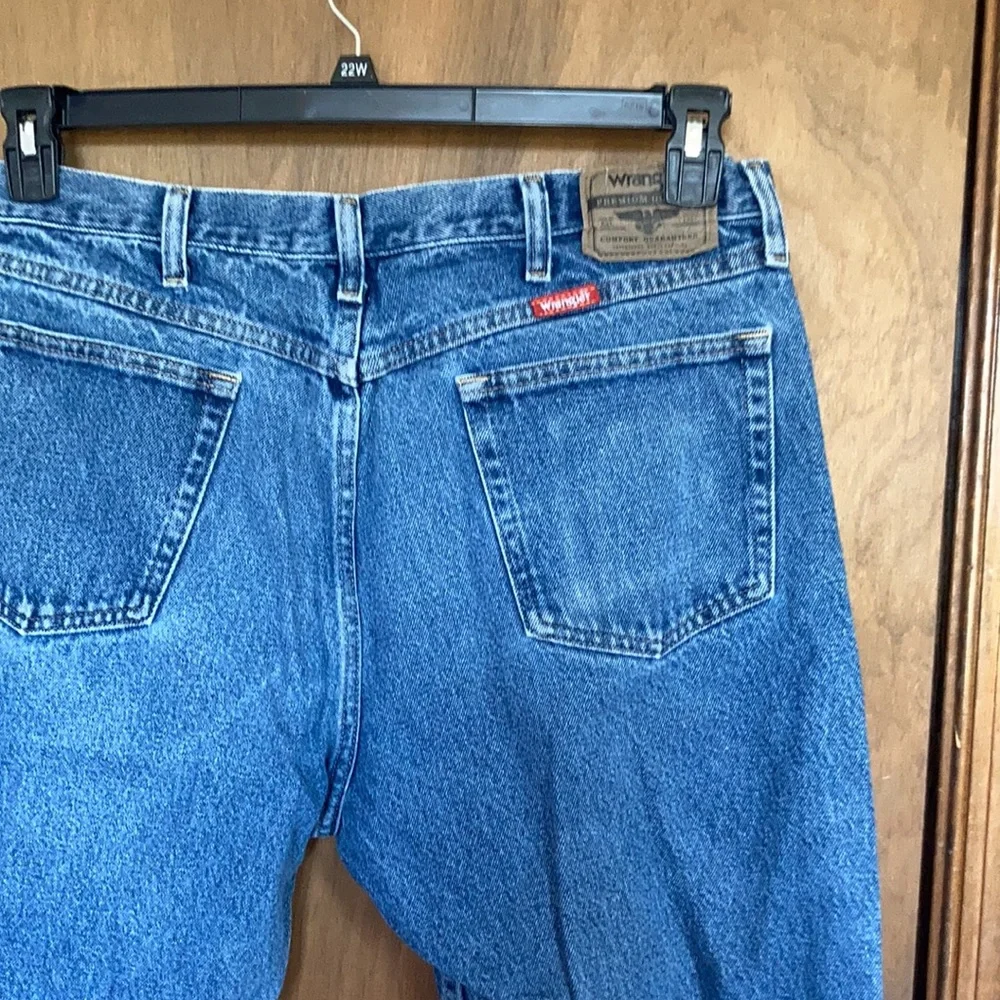 Wrangler relaxed fit jean 38x30 cotton denim - Picture 12 of 17